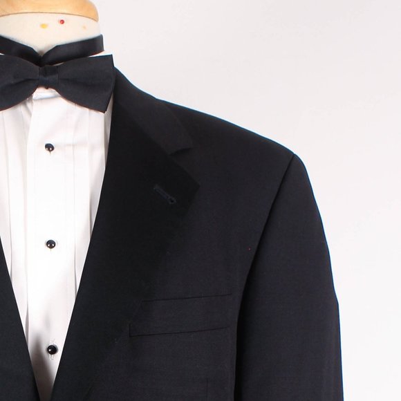 Hugo Boss 42L Black Tuxedo Jacket B228 - Picture 2 of 8